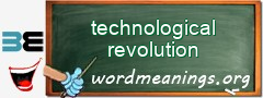 WordMeaning blackboard for technological revolution